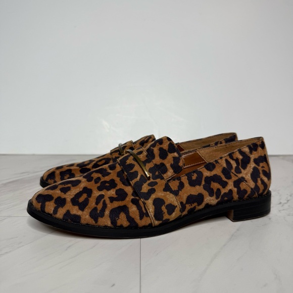 Franco Sarto Harrow Leopard Print Loafer 6M